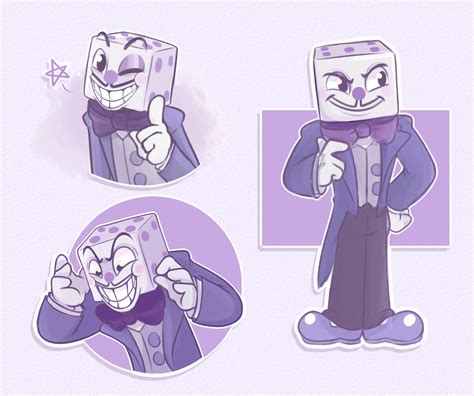 cuphead fanart|king dice cuphead fanart.